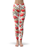 Karamfila Watercolo Poppies V25 - All Over Print Womens Leggings / Yoga or Workout Pants