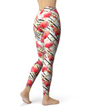 Karamfila Watercolo Poppies V25 - All Over Print Womens Leggings / Yoga or Workout Pants