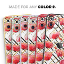 Karamfila Watercolo Poppies V25  - Protective Skin Wrap & Decal – Compatible with iPhone SE to iPhone 17 Pro Max (All Models)