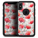 Karamfila Watercolo Poppies V26 - Skin Kit for the iPhone OtterBox Cases