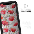 Karamfila Watercolo Poppies V26 - Skin Kit for the iPhone OtterBox Cases