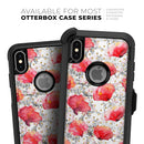 Karamfila Watercolo Poppies V26 - Skin Kit for the iPhone OtterBox Cases