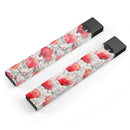 Karamfila Watercolo Poppies V26 - Premium Decal Protective Skin-Wrap Sticker compatible with the Juul Labs vaping device