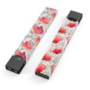 Karamfila Watercolo Poppies V26 - Premium Decal Protective Skin-Wrap Sticker compatible with the Juul Labs vaping device