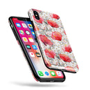 Karamfila Watercolo Poppies V26 - iPhone X Swappable Hybrid Case