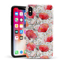 Karamfila Watercolo Poppies V26 - iPhone X Swappable Hybrid Case