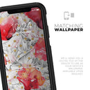 Karamfila Watercolo Poppies V29 - Skin Kit for the iPhone OtterBox Cases