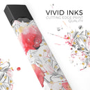 Karamfila Watercolo Poppies V29 - Premium Decal Protective Skin-Wrap Sticker compatible with the Juul Labs vaping device
