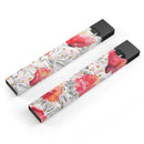 Karamfila Watercolo Poppies V29 - Premium Decal Protective Skin-Wrap Sticker compatible with the Juul Labs vaping device