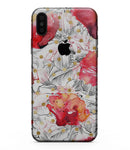 Karamfila Watercolor Poppies V29 - iPhone XS MAX, XS/X, 8/8+, 7/7+, 5/5S/SE Skin-Kit (All iPhones Available)