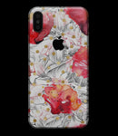 Karamfila Watercolor Poppies V29 - iPhone XS MAX, XS/X, 8/8+, 7/7+, 5/5S/SE Skin-Kit (All iPhones Available)