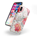 Karamfila Watercolo Poppies V29 - iPhone X Swappable Hybrid Case