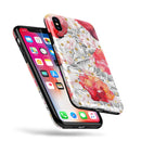 Karamfila Watercolo Poppies V29 - iPhone X Swappable Hybrid Case