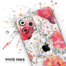 Karamfila Watercolo Poppies V29  - Protective Skin Wrap & Decal – Compatible with iPhone SE to iPhone 17 Pro Max (All Models)