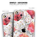 Karamfila Watercolo Poppies V29  - Protective Skin Wrap & Decal – Compatible with iPhone SE to iPhone 17 Pro Max (All Models)