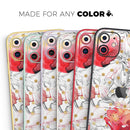 Karamfila Watercolo Poppies V29  - Protective Skin Wrap & Decal – Compatible with iPhone SE to iPhone 17 Pro Max (All Models)