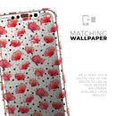 Karamfila Watercolo Poppies V3  - Protective Skin Wrap & Decal – Compatible with iPhone SE to iPhone 17 Pro Max (All Models)