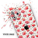 Karamfila Watercolo Poppies V3  - Protective Skin Wrap & Decal – Compatible with iPhone SE to iPhone 17 Pro Max (All Models)