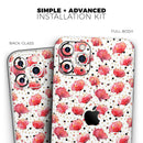 Karamfila Watercolo Poppies V3  - Protective Skin Wrap & Decal – Compatible with iPhone SE to iPhone 17 Pro Max (All Models)