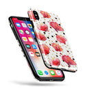 Karamfila Watercolo Poppies V4 - iPhone X Swappable Hybrid Case