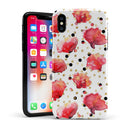 Karamfila Watercolo Poppies V4 - iPhone X Swappable Hybrid Case
