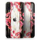 Karamfila Watercolo Poppies V5  - Protective Skin Wrap & Decal – Compatible with iPhone SE to iPhone 17 Pro Max (All Models)