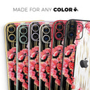 Karamfila Watercolo Poppies V5  - Protective Skin Wrap & Decal – Compatible with iPhone SE to iPhone 17 Pro Max (All Models)