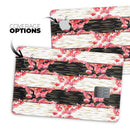 Karamfila Watercolo Poppies V6 - Premium Protective Decal Skin-Kit for the Apple Credit Card