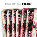 Karamfila Watercolo Poppies V6  - Protective Skin Wrap & Decal – Compatible with iPhone SE to iPhone 17 Pro Max (All Models)