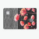 Karamfila Watercolo Poppies V7 - Premium Protective Decal Skin-Kit for the Apple Credit Card