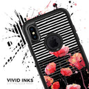 Karamfila Watercolo Poppies V7 - Skin Kit for the iPhone OtterBox Cases