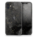 Karamfila Watercolor & Gold V10 - Vinyl Skin Wrap for iPhone 17 Pro Max, 17 Pro, 17 Air, 17, 16 & All Models — Soft Matte or Ultra Gloss