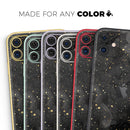 Karamfila Watercolor & Gold V10 - Vinyl Skin Wrap for iPhone 17 Pro Max, 17 Pro, 17 Air, 17, 16 & All Models — Soft Matte or Ultra Gloss