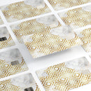 Karamfila Watercolor & Gold V11 - Premium Protective Decal Skin-Kit for the Apple Credit Card