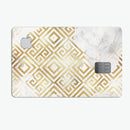 Karamfila Watercolor & Gold V11 - Premium Protective Decal Skin-Kit for the Apple Credit Card