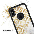 Karamfila Watercolor & Gold V11 - Skin Kit for the iPhone OtterBox Cases