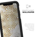 Karamfila Watercolor & Gold V11 - Skin Kit for the iPhone OtterBox Cases