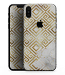 Karamfila Watercolor & Gold V11 - iPhone XS MAX, XS/X, 8/8+, 7/7+, 5/5S/SE Skin-Kit (All iPhones Available)