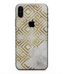 Karamfila Watercolor & Gold V11 - iPhone XS MAX, XS/X, 8/8+, 7/7+, 5/5S/SE Skin-Kit (All iPhones Available)