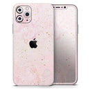Karamfila Watercolor & Gold V12 - Vinyl Skin Wrap for iPhone 17 Pro Max, 17 Pro, 17 Air, 17, 16 & All Models — Soft Matte or Ultra Gloss