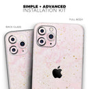 Karamfila Watercolor & Gold V12 - Vinyl Skin Wrap for iPhone 17 Pro Max, 17 Pro, 17 Air, 17, 16 & All Models — Soft Matte or Ultra Gloss
