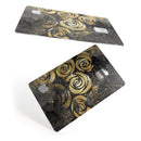 Karamfila Watercolor & Gold V13 - Premium Protective Decal Skin-Kit for the Apple Credit Card