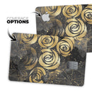 Karamfila Watercolor & Gold V13 - Premium Protective Decal Skin-Kit for the Apple Credit Card