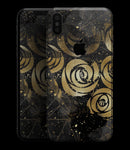 Karamfila Watercolor & Gold V13 - iPhone XS MAX, XS/X, 8/8+, 7/7+, 5/5S/SE Skin-Kit (All iPhones Available)
