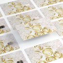 Karamfila Watercolor & Gold V14 - Premium Protective Decal Skin-Kit for the Apple Credit Card