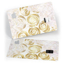 Karamfila Watercolor & Gold V14 - Premium Protective Decal Skin-Kit for the Apple Credit Card