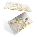 Karamfila Watercolor & Gold V14 - Premium Protective Decal Skin-Kit for the Apple Credit Card