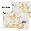 Karamfila Watercolor & Gold V14 - Premium Protective Decal Skin-Kit for the Apple Credit Card