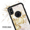 Karamfila Watercolor & Gold V14 - Skin Kit for the iPhone OtterBox Cases