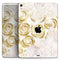 Karamfila Watercolor & Gold V14 - Full Body Skin Decal for the Apple iPad Pro 12.9", 11", 10.5", 9.7", Air or Mini (All Models Available)
